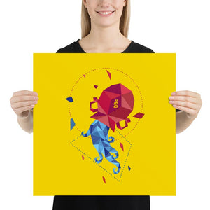 bellfish aquarius zodiac poster in realtà aumentata