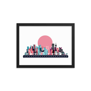 bellfish speed of city poster in realtà aumentata