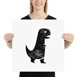 bellfish t-rex poster in augmented reality