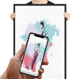 animazione body 2 poster incorniciato bellfish in realtà aumentata