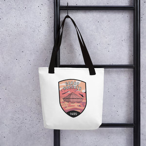 Tote Bag Carro Coperto in Augmented Reality on mockup - Bellfish