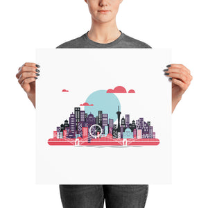 city poster bellfish in realtà aumentata