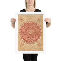 mandala poster in realtà aumentata