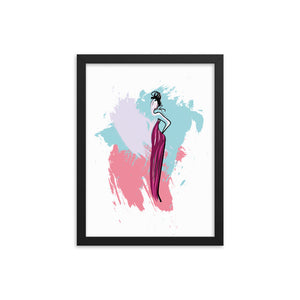 body 2/2 framed poster bellfish augmented reality