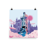 Statua Leonardo - Poster in Augmented Reality for LeonARdo - Bellfish