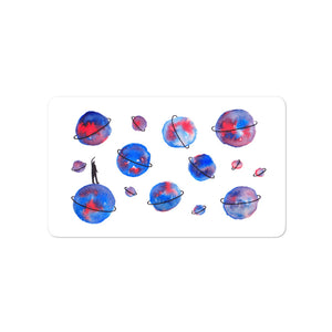 bellfish planets augmented reality sticker