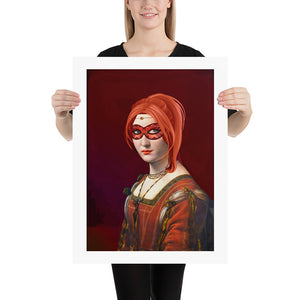 Ritratto di Dama - Poster in realtà aumentata