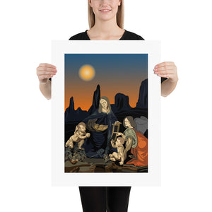 Vergine delle Rocce - Poster in realtà aumentata